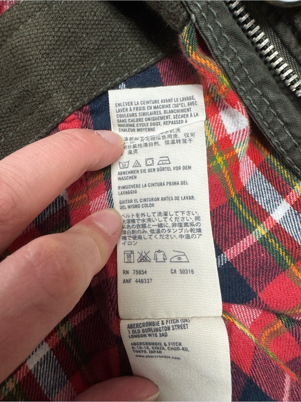 Rare Vintage Y2K Abercrombie Jacket with Fleece Lining and Corduroy Details M - Picture 6 of 6